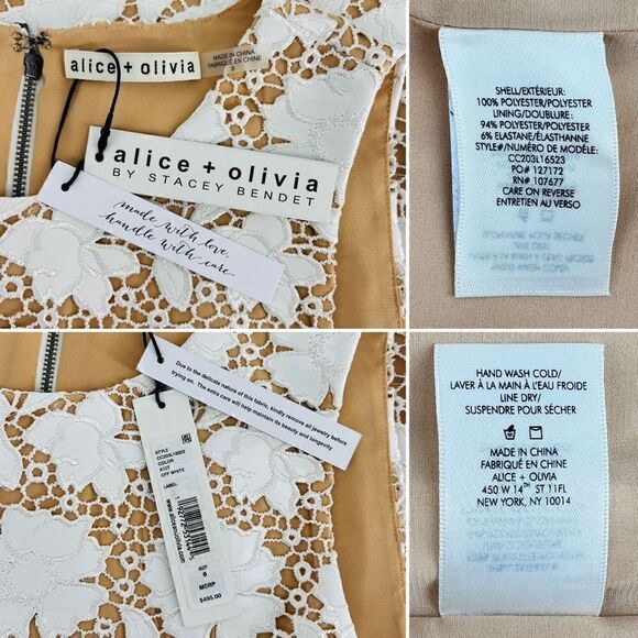 NWT ALICE + OLIVIA Clyde Shift Dress - Picture 10 of 12